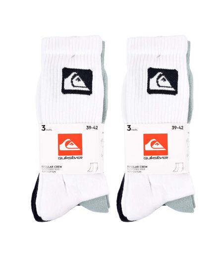 Chaussettes QUIKSILVER CUSHIONED CREW - Pack de 6