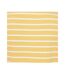 Womens/ladies Striped Roll Neck Sweatshirt Lemon Lazy Jacks-3