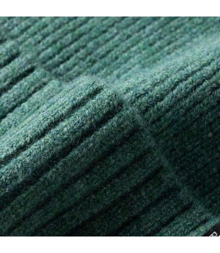 Bonnet Uni Et Côtelé À Revers Basic Femme Vert Gris Foncé Regatta