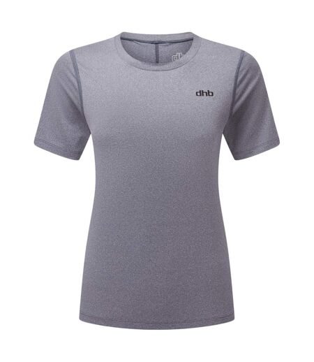 Womens/ladies Moda Casual T-shirt Blue Depth Dhb