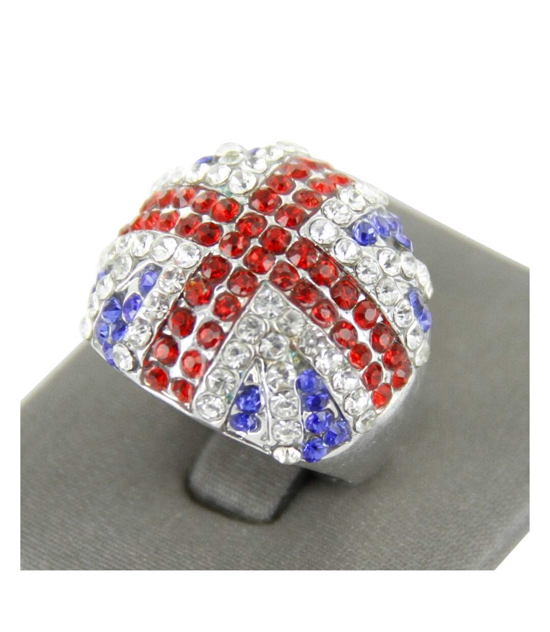 Bague Union Jack Argent Femme DAPHNEE-1