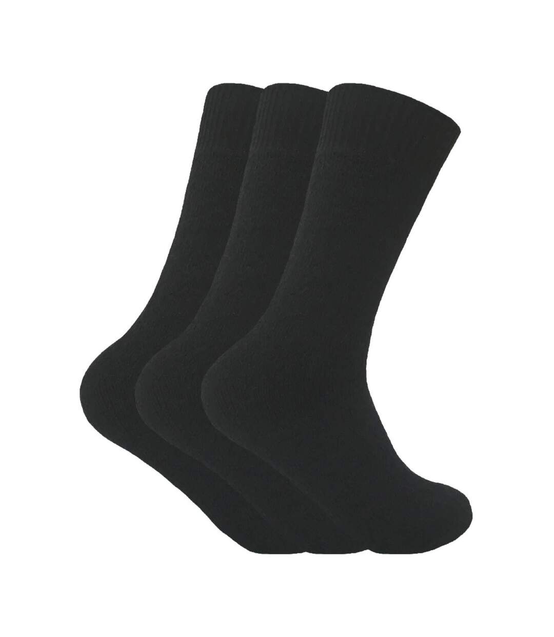 3 Pack Mens Padded Sole Winter Warm Thermal Wool Walking Boot Socks-1