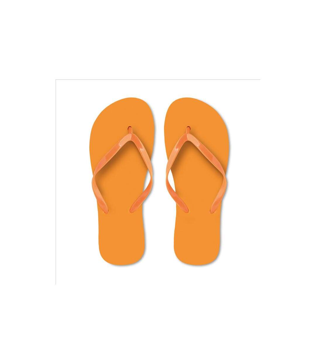 Unisex Adult Eva Beach Slippers Orange MidOcean-1