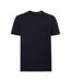 Russell Mens Pure Organic Short-Sleeved T-Shirt (French Navy)