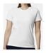 T-shirt femme blanc Gildan