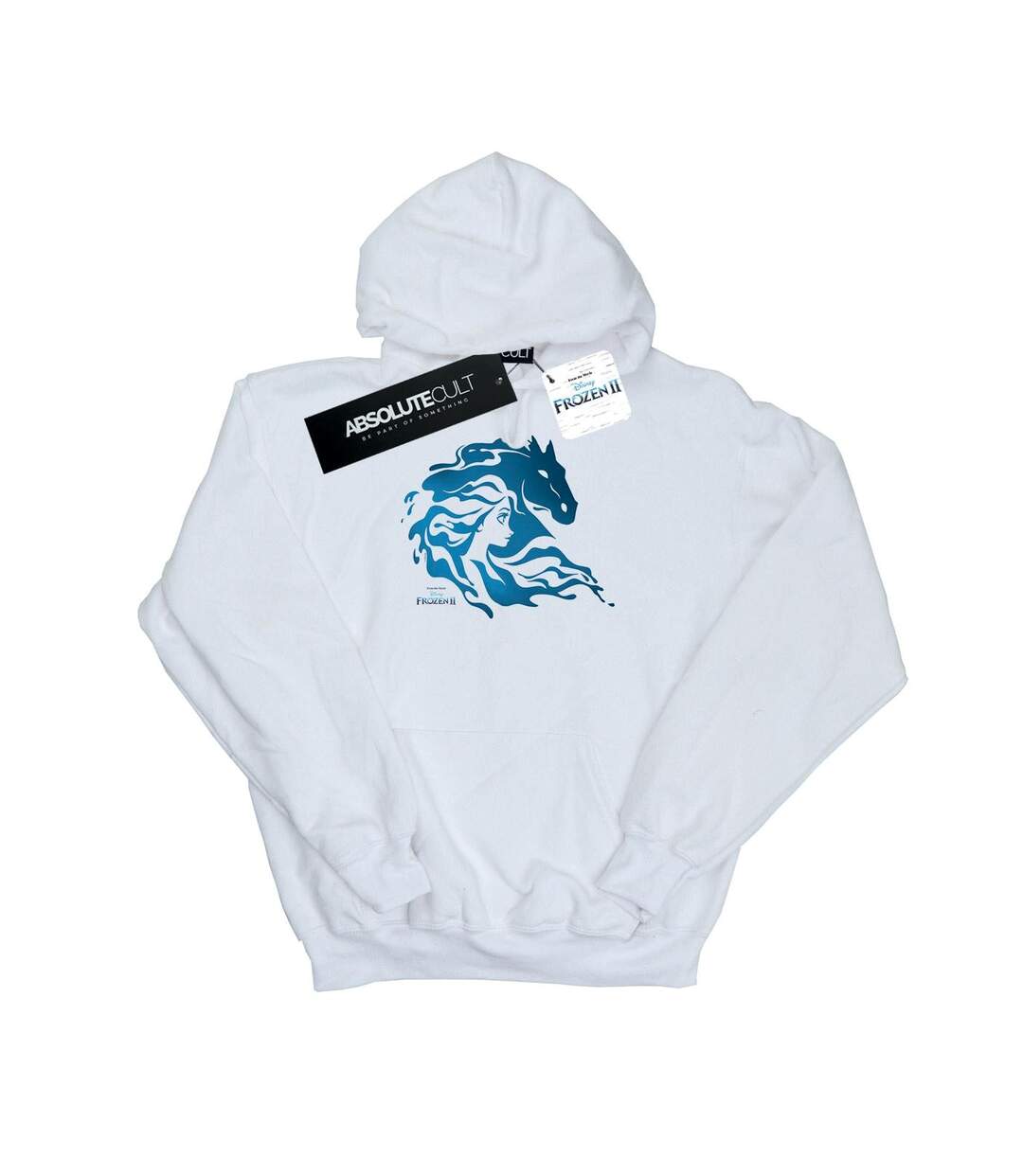 Disney Sweat à capuche Frozen 2 Nokk Silhouette Womens/Ladies (Blanc) - UTBI8203-1
