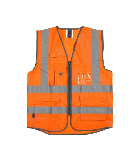 Warrior Gilet unisexe adulte Executive Hi-Vis (Orange) - UTPC6406