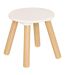 Coiffeuse avec tabouret enfant BELLA - Blanc-5