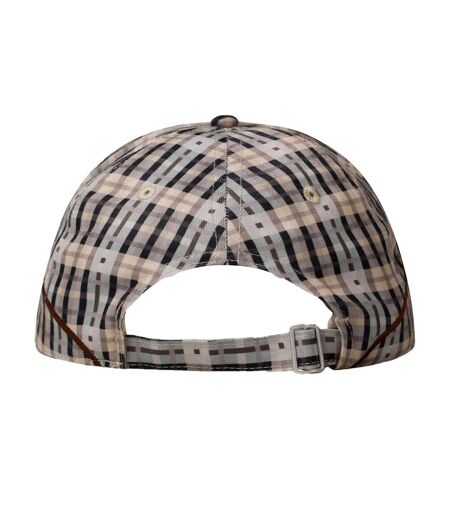 Checked Logo Baseball Cap Beige Umbro