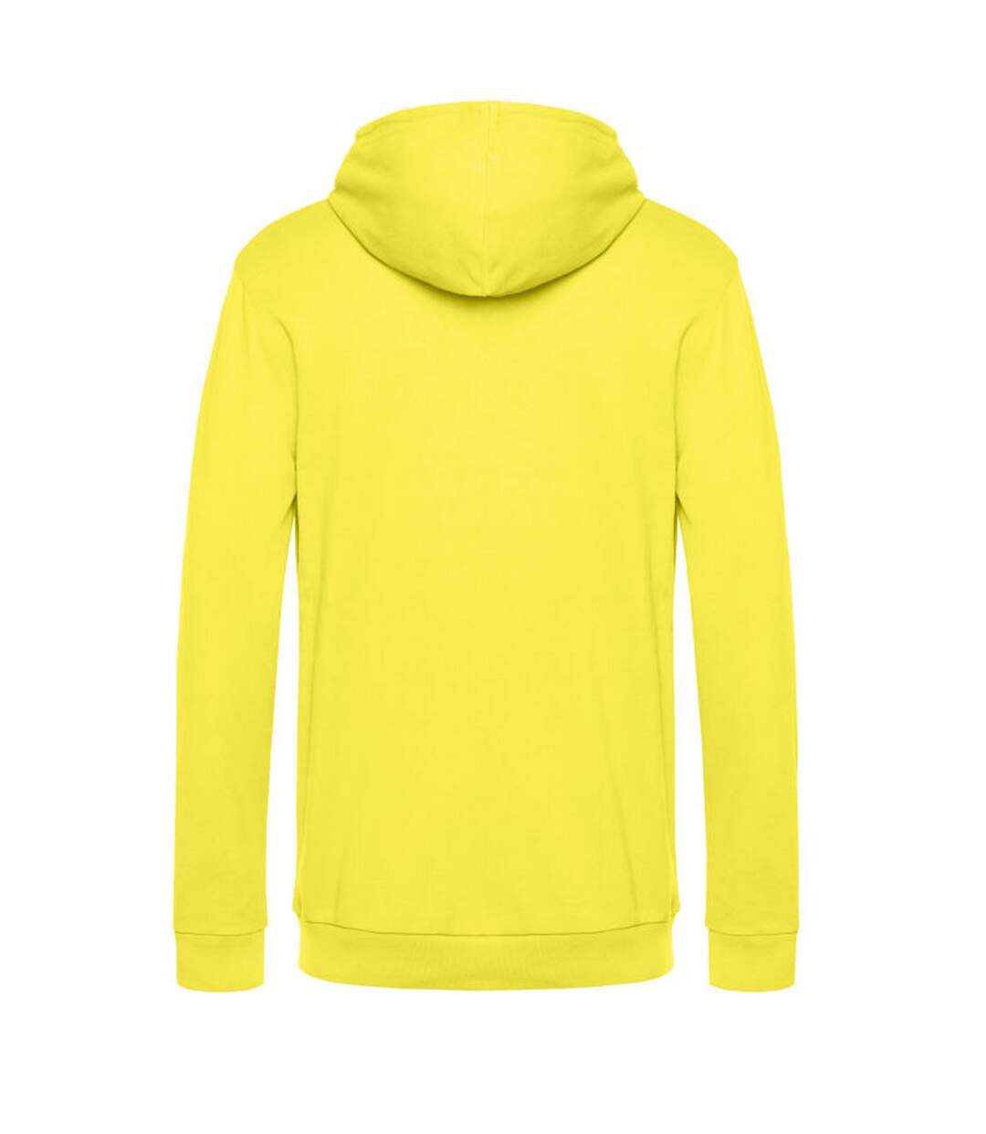 Mens hoodie solar yellow B&C