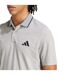 Polo Motif/style 3 Rayures Essentials Homme Gris Adidas-3