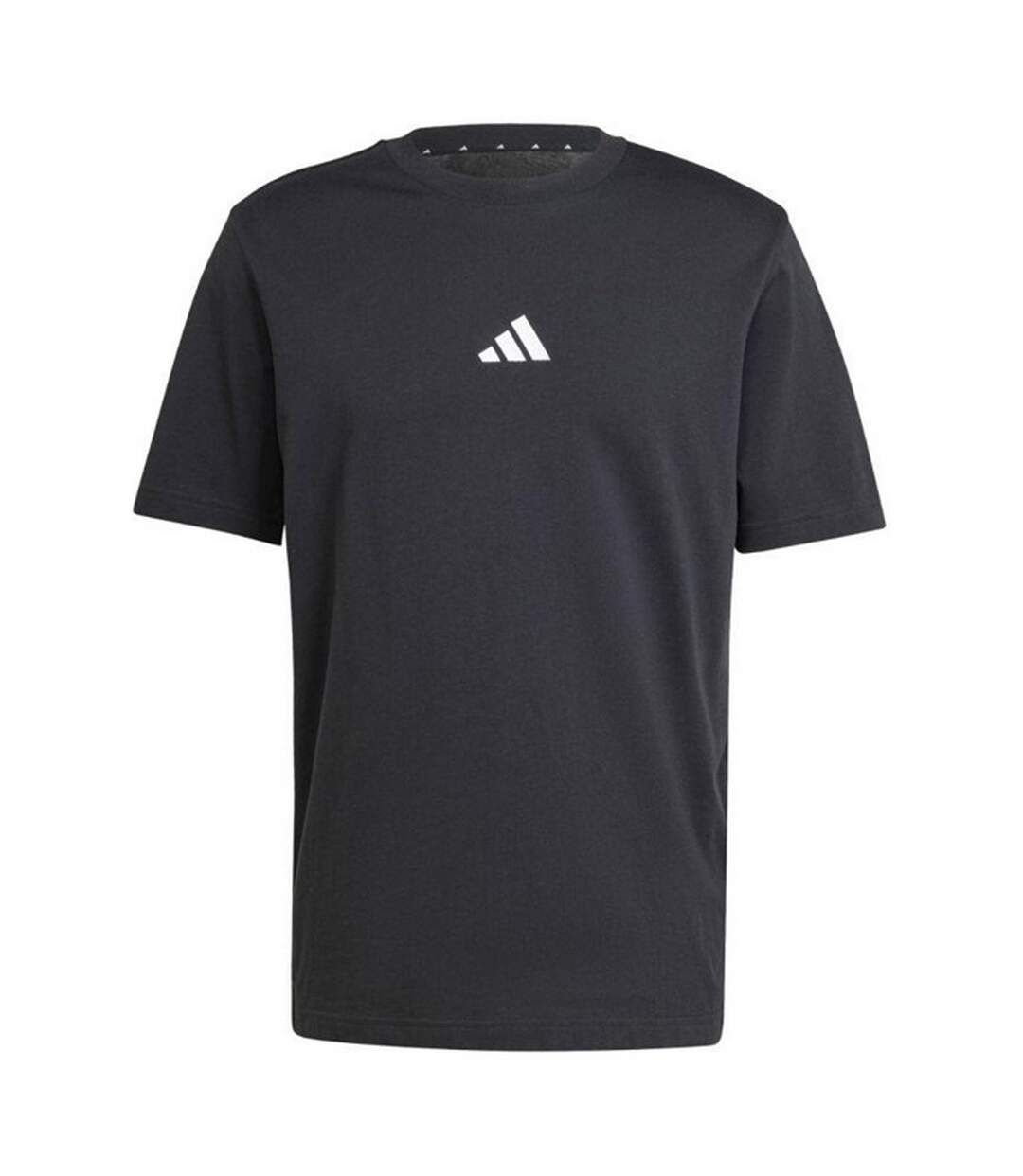 T-shirt Style Petit Logo Essentials Homme Noir Blanc Adidas-2