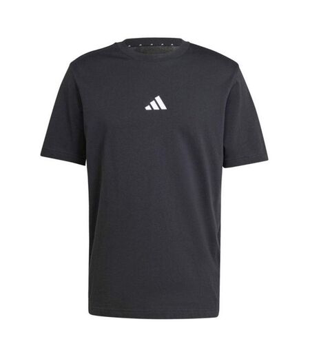 T-shirt Style Petit Logo Essentials Homme Noir Blanc Adidas