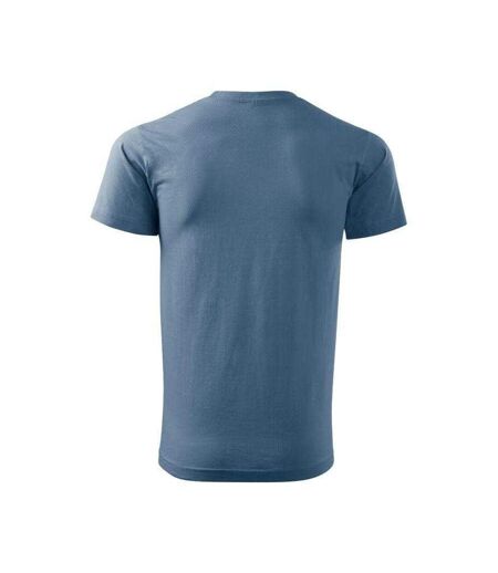T-shirt Heavy New Homme Bleu Denim Malfini