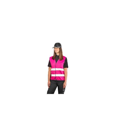 Gilet Haute Visibilité Enhanced Adulte Rose Fluo Result Core