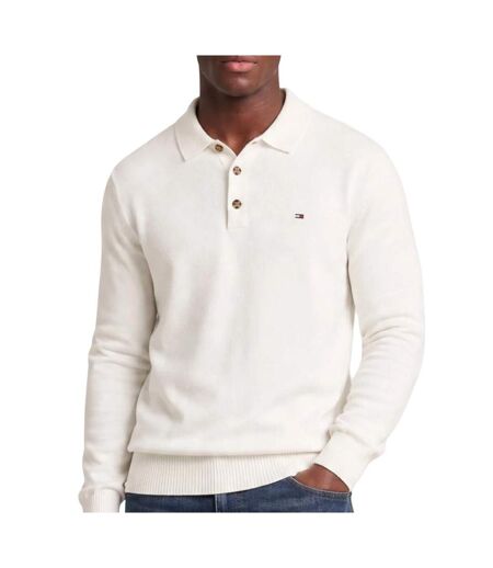 Polo beige homme tommy hilfige slim essential