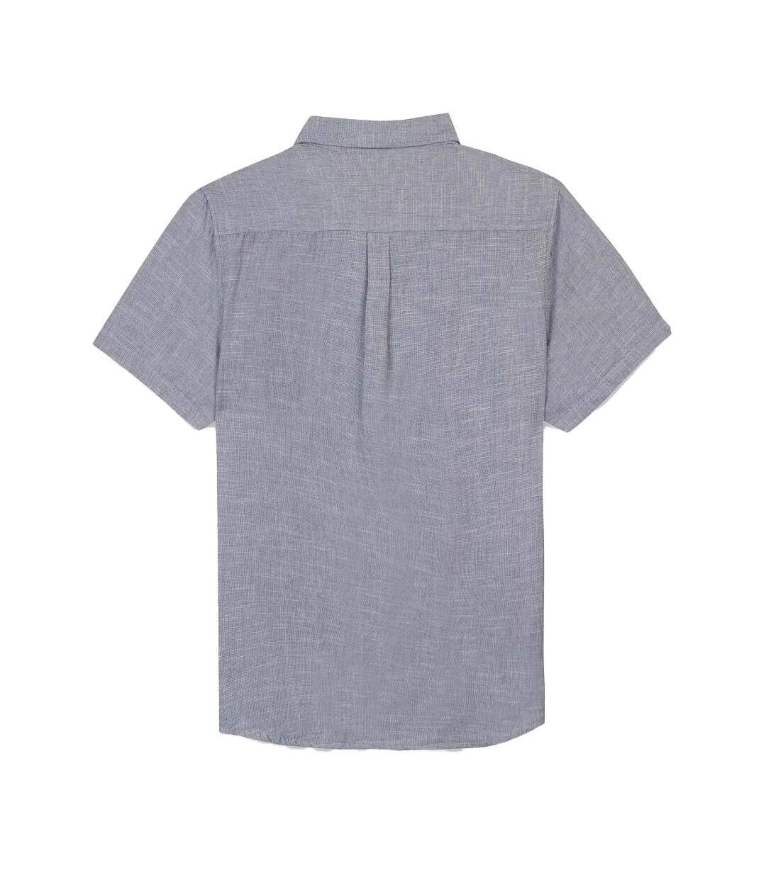 Chemise bleu chiné homme tbs calel - l-2