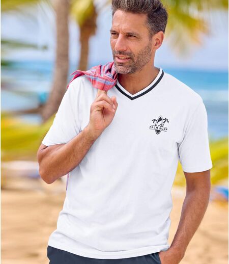 Lot de 3 Tee-shirts Col V 