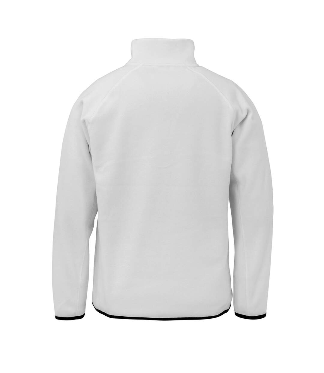 Mens polarthermic fleece jacket white Result Genuine Recycled