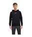Mens Bluarchie Logo Long-sleeved Hoodie Black Jack And Jones-1