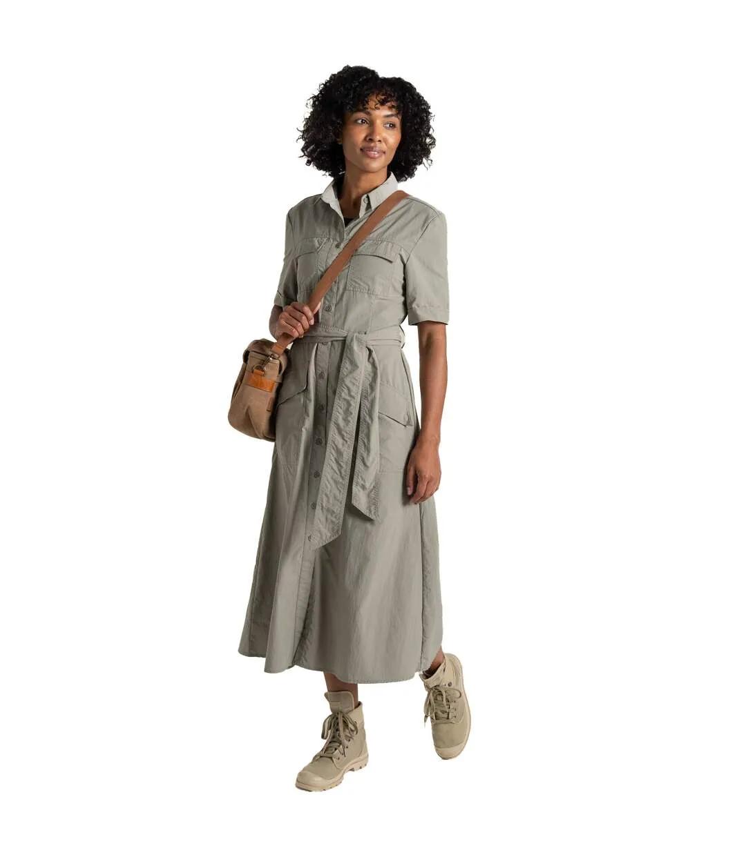 Womens/ladies Carina Adventure Nosilife Dress Vert Craghoppers-4