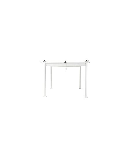 Pergola Avec Toit Lazio 295cm Blanc