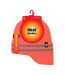 Mens Hi Vis Reflective Fleece Lined Thermal Winter Hat with Drop Neck-2