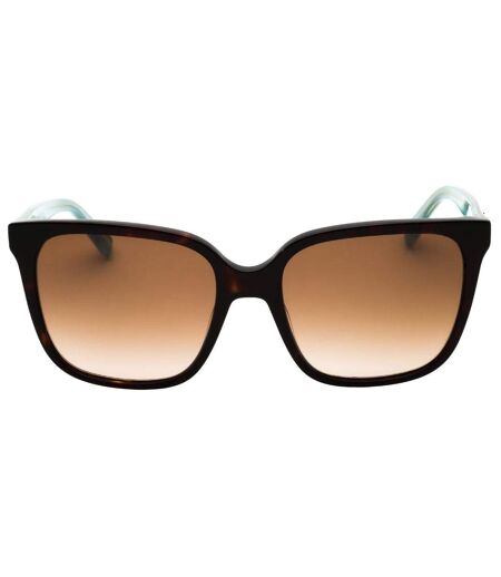 Lunettes De Soleil Motif/style Carré Femme Taille Unique Marron Love Moschino