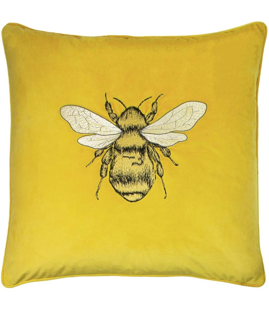 Hortus bee cushion cover 50cm x 50cm ceylon Paoletti