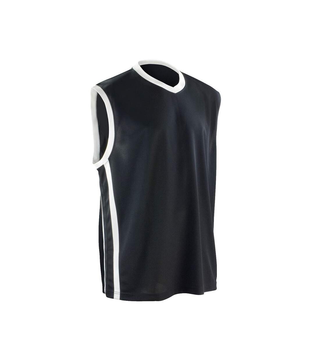 Maillot De Basket Homme Noir Blanc Spiro-2