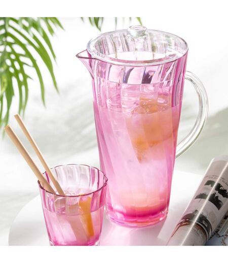 Carafe Réutilisable Vague 2,32L Rose