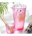 Carafe Réutilisable Vague 2,32L Rose-3