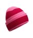 Bonnet Motif/style Blocs De Couleurs Vrai Rose Rouge Classique Beechfield-1
