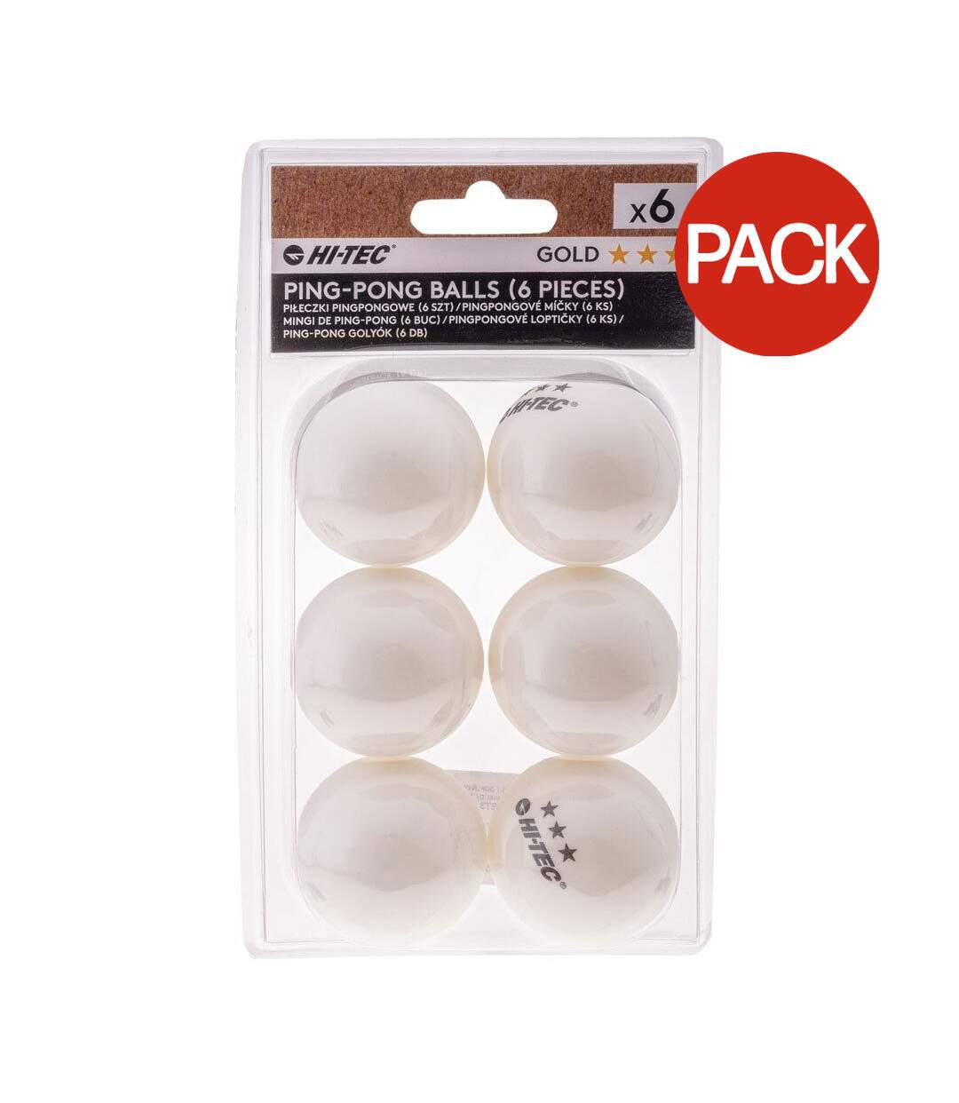 Balles De Ping-pong Bali Taille Unique Blanc Hi-Tec-1