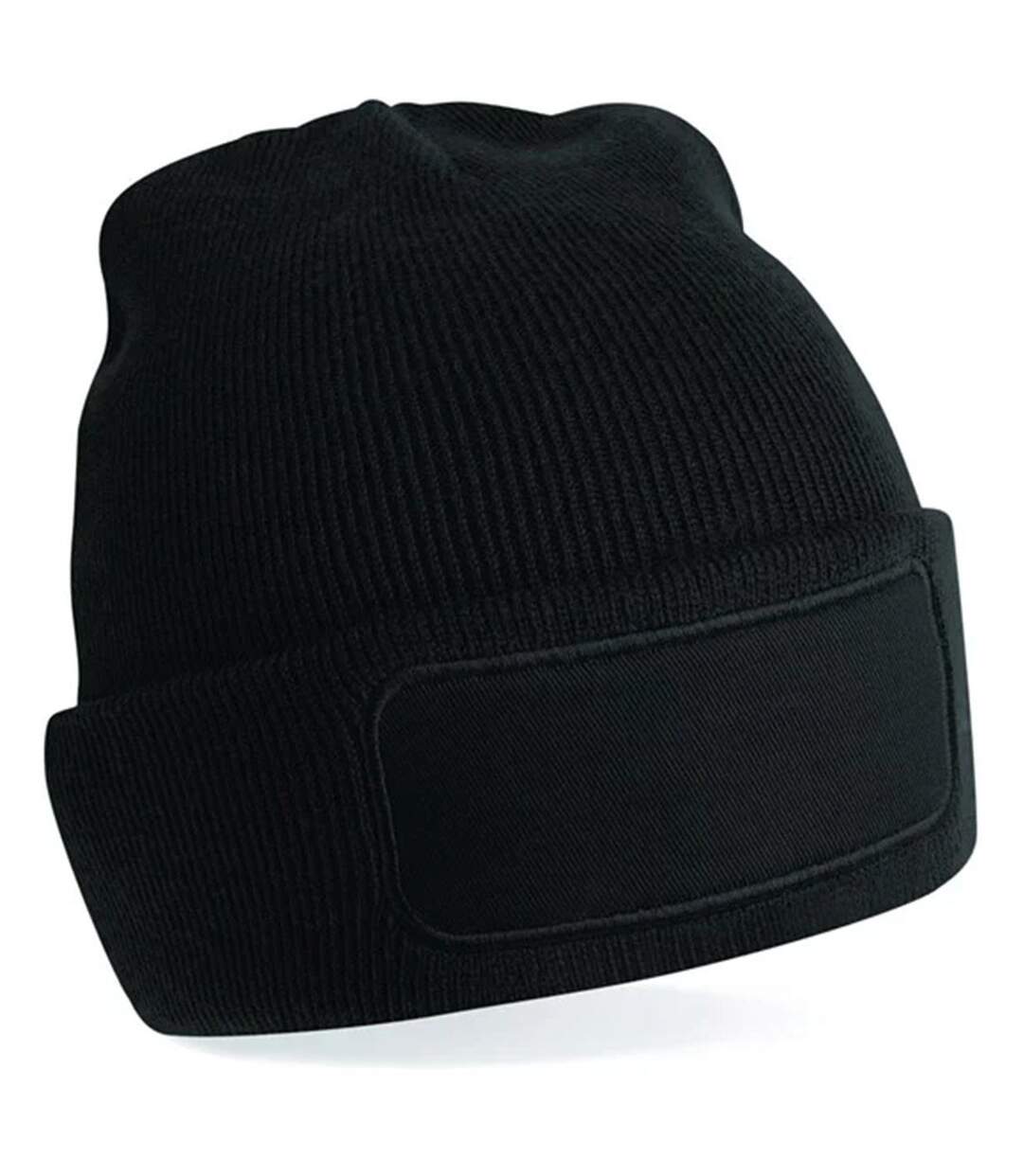 Bonnet avec patch - Adulte - B445 - noir-2