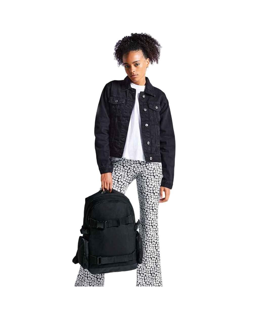 Sac À Dos Old School Taille Unique Noir Bagbase-1