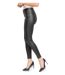 Jean femme slim fit enduit / Simili cuir Skinny Taille haute - Couleur noir