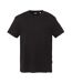 T-Shirt noir homme schott tsclay-1