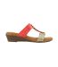 Sandales porto femme corail Lunar-2