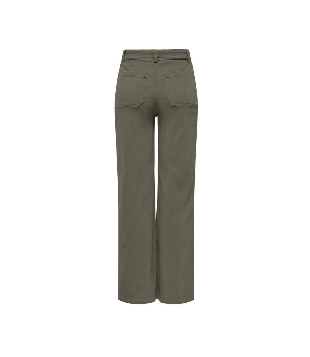 Jean loose fluide kaki femme jdy iris-2