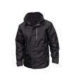 Result Mens Waterproof Denim Textured Rugged Jacket (Black)