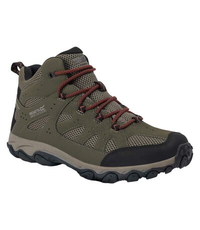 Chaussures De Marche Edgepoint Homme Vert Kaki Foncé Orange Regatta