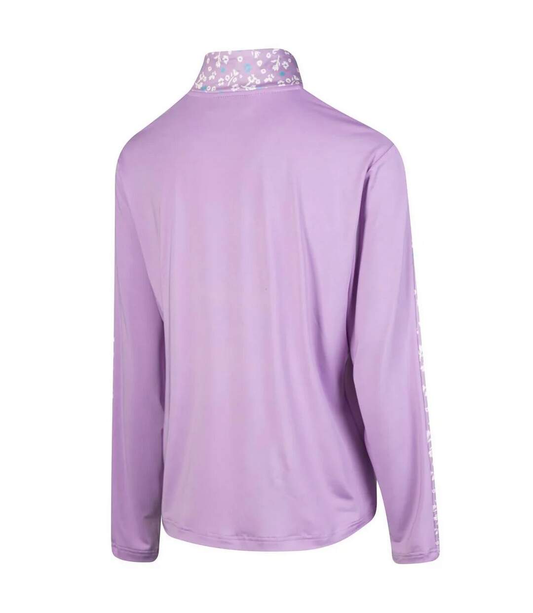 Womens/ladies floral base layer top purple Island Green-4