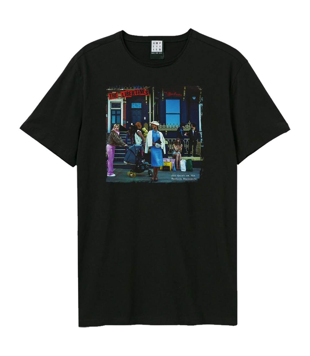 T-shirt Style The Libertines Aqe Adulte Noir Amplified-1