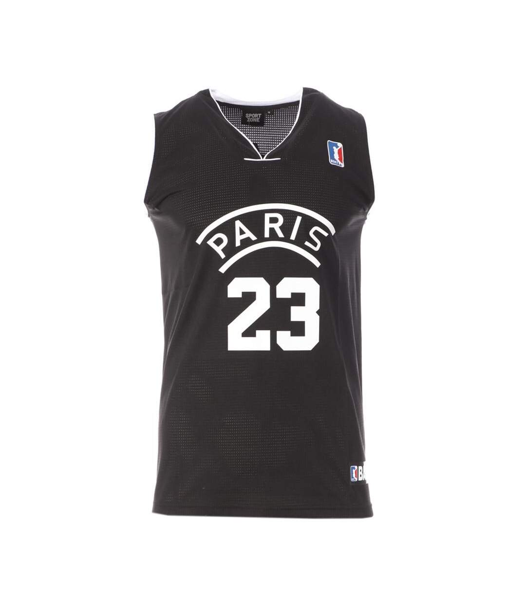 Paris Maillot de basket Noir Homme Sport Zone Paris 23 - L