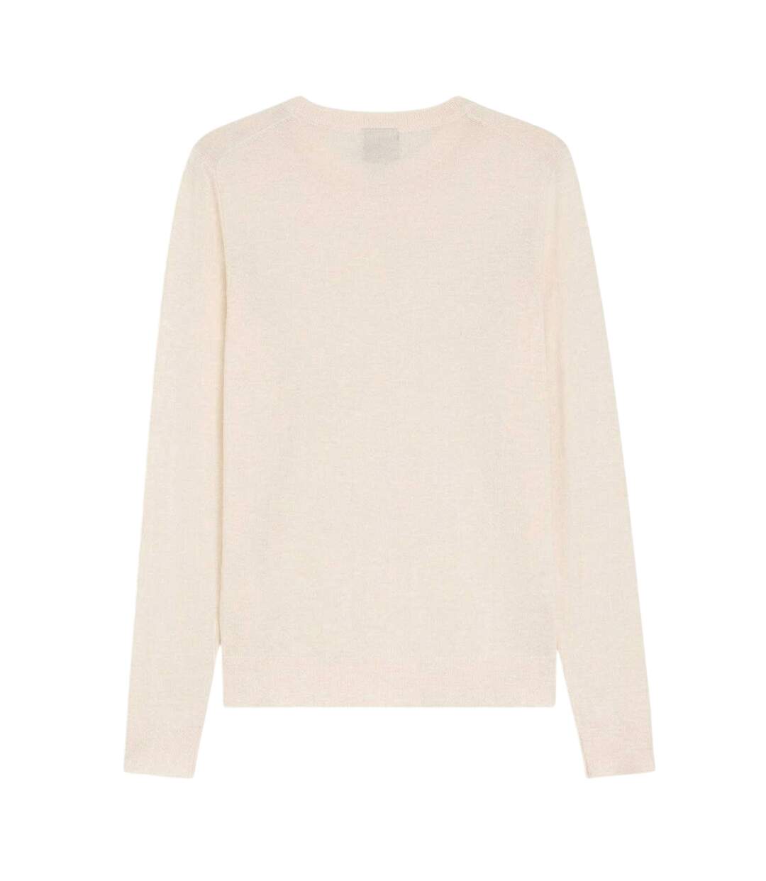 Womens/ladies Ferpina Plain Knitted Jumper Natural Boss-3