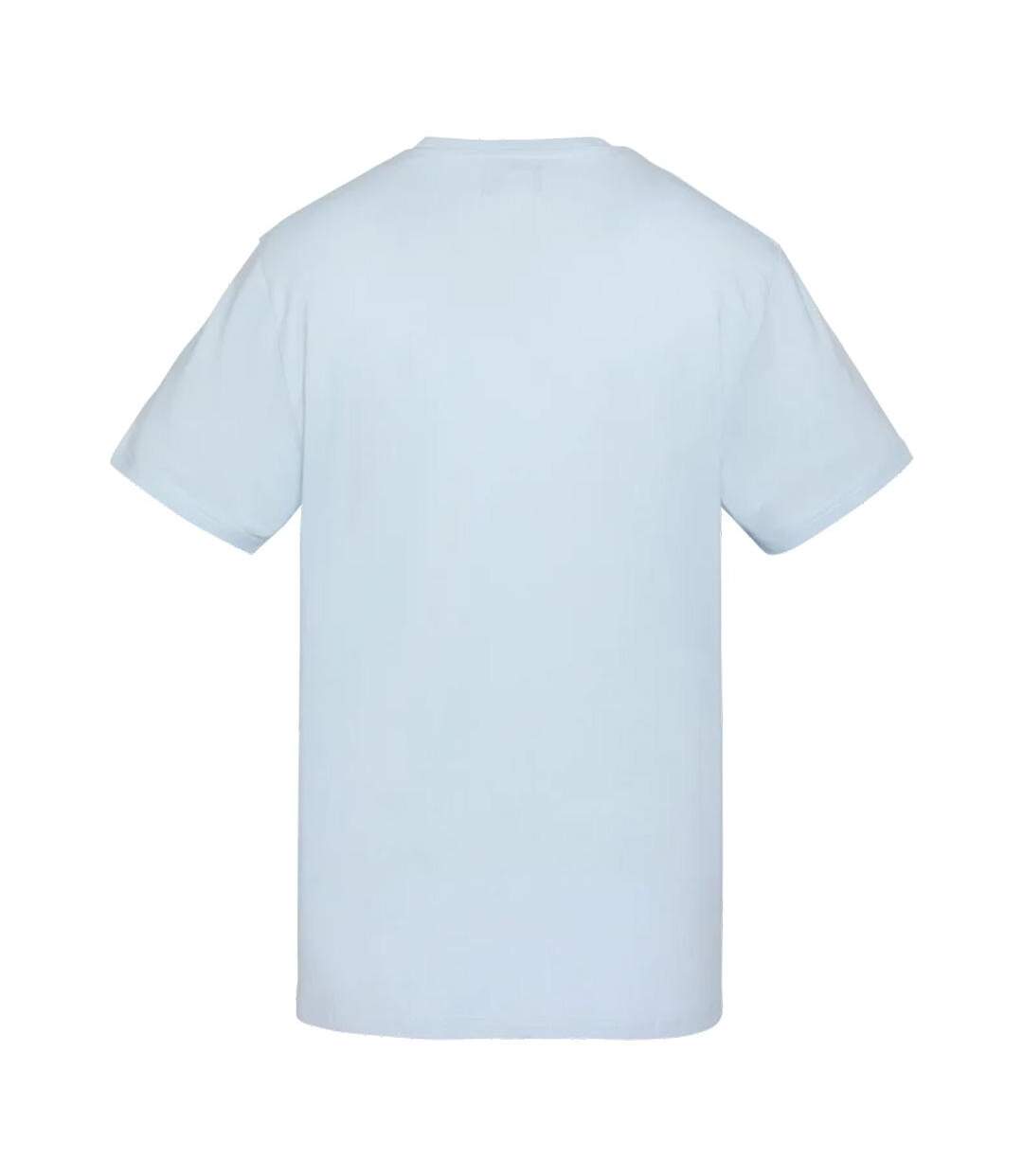 T-shirt bleu clair homme schott tscrew-2
