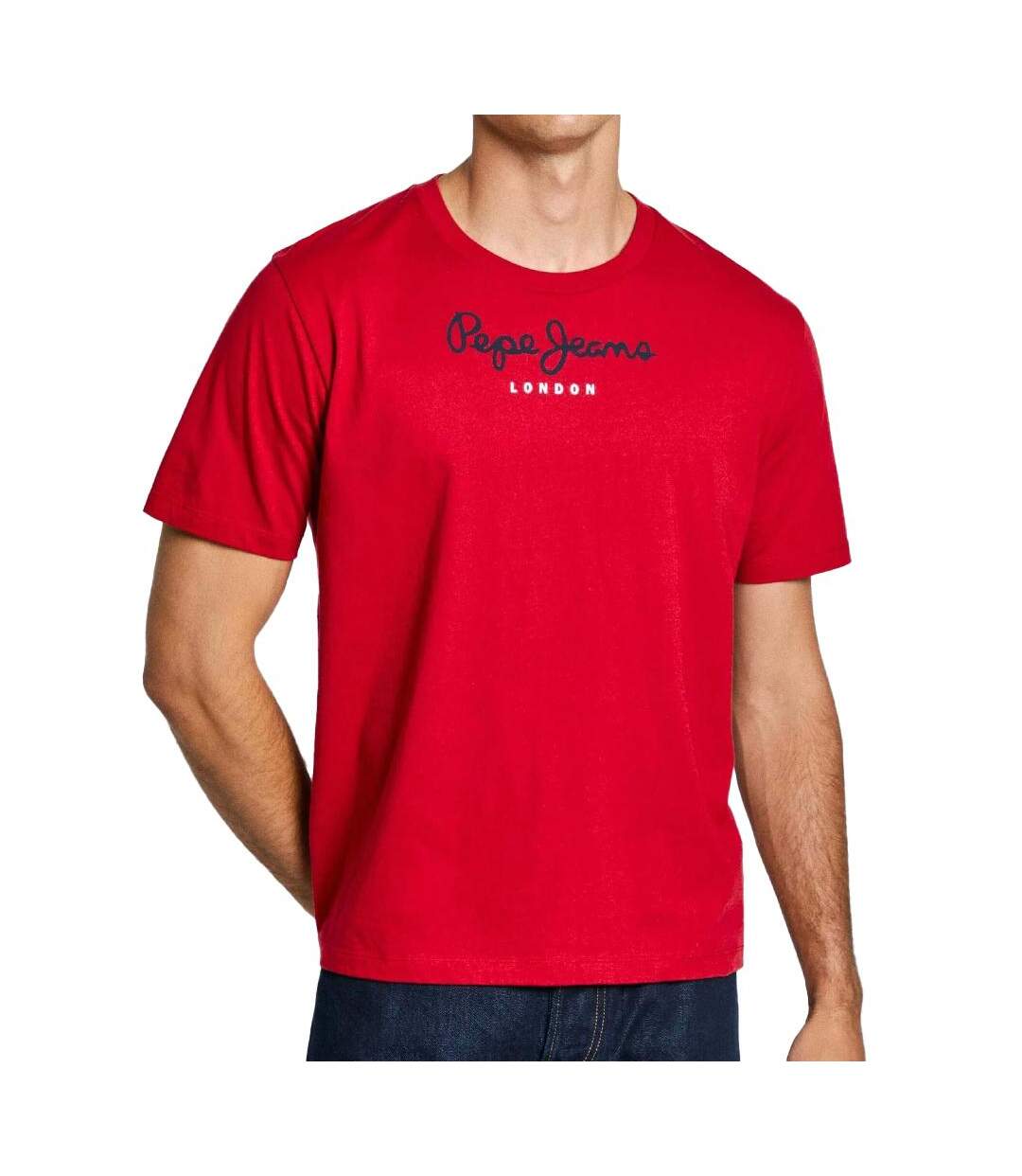 T-shirt Rouge Homme Pepe jeans Eggo SEB - L-1