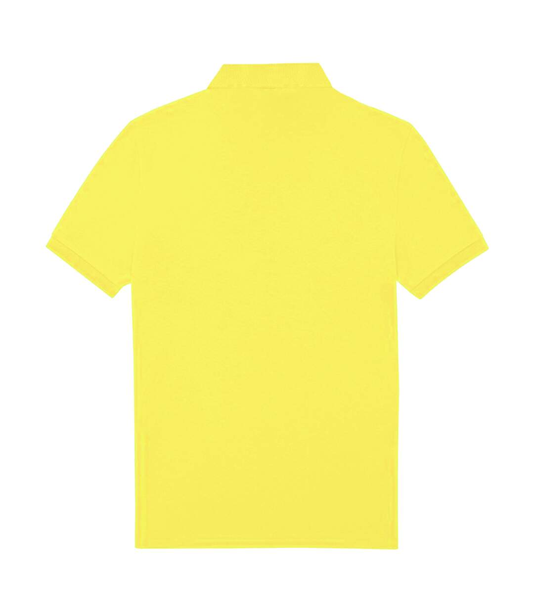 Mens polo shirt solar yellow B&C