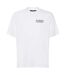T-shirt Motif/style Logo Bones Homme Blanc Amiri-2